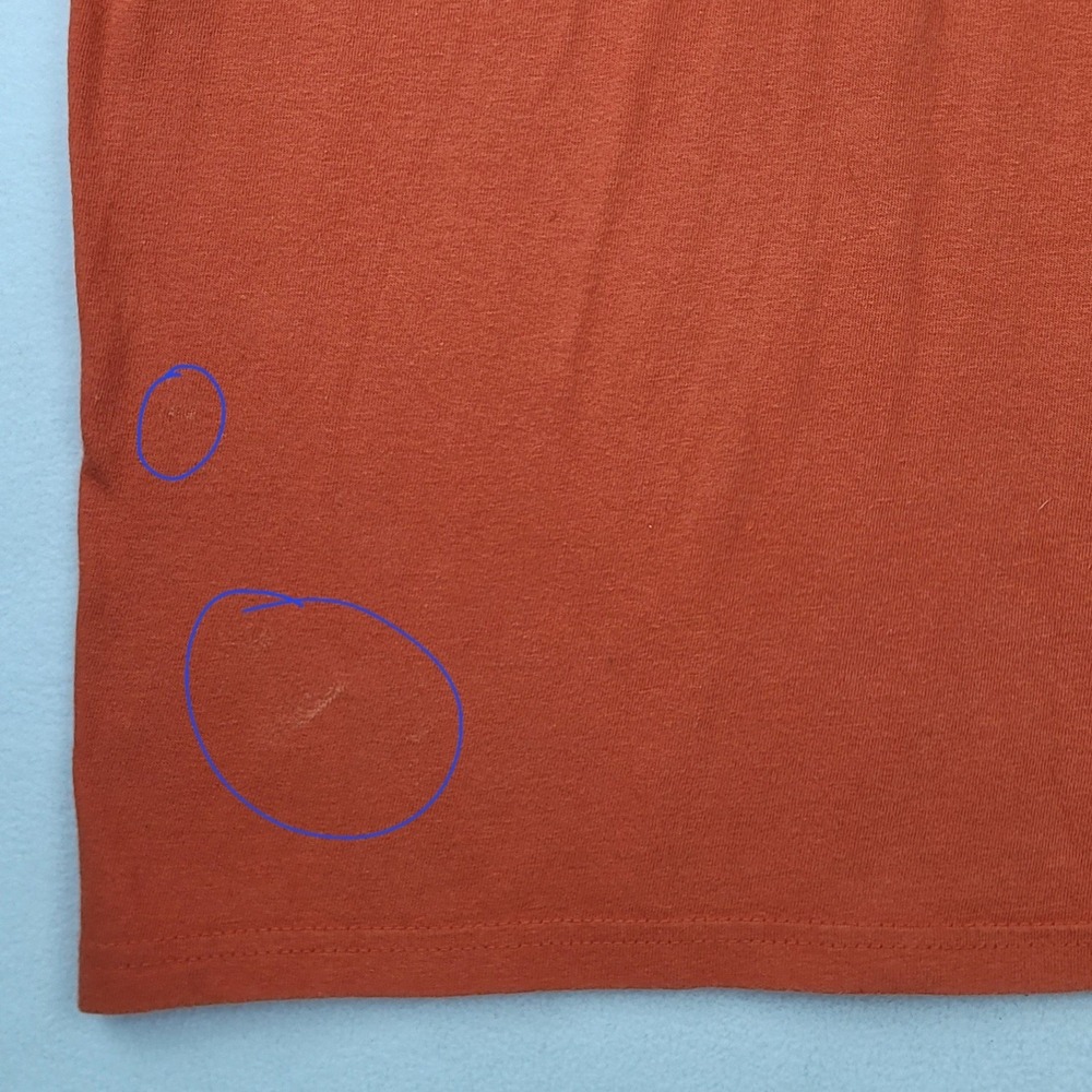Harley Davidson Mens Long Sleeve Graphic T-Shirt Orange 3XL Bar Shield 2015 - Picture 12 of 16